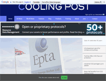 Tablet Screenshot of coolingpost.com